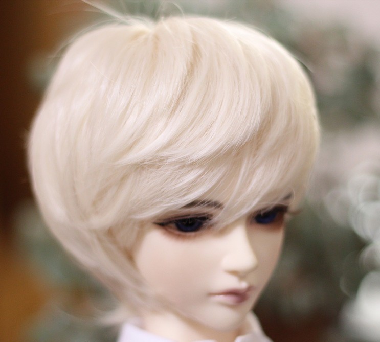 short wig for boy bjd 1/6,1/4,1/3 size - Click Image to Close